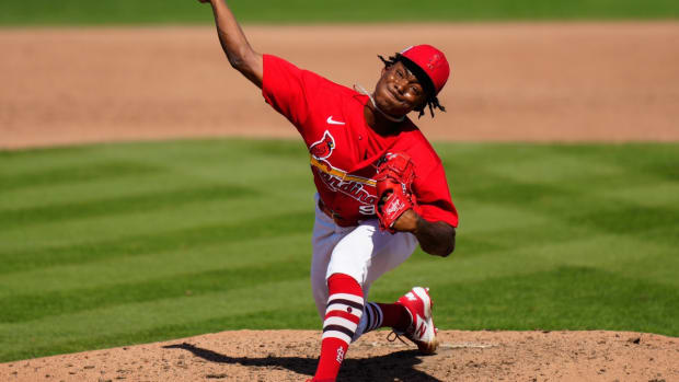St. Louis Cardinals pitcher Tink Hence